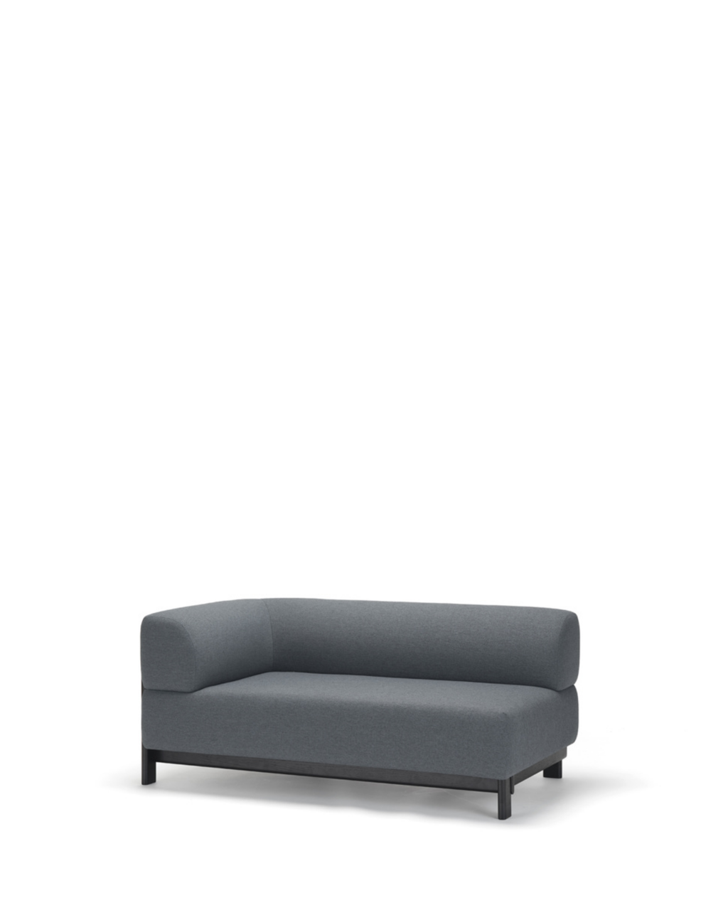 Karimoku New Standard Elephant Sofa 2-Seater Right Arm Corner โมดูลโซฟาเบาะบุผ้าฐานไม้เกาลัด ออกแบบโดย Christian Haas