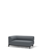 Karimoku New Standard Elephant Sofa 2-Seater Right Arm Corner โมดูลโซฟาเบาะบุผ้าฐานไม้เกาลัด ออกแบบโดย Christian Haas