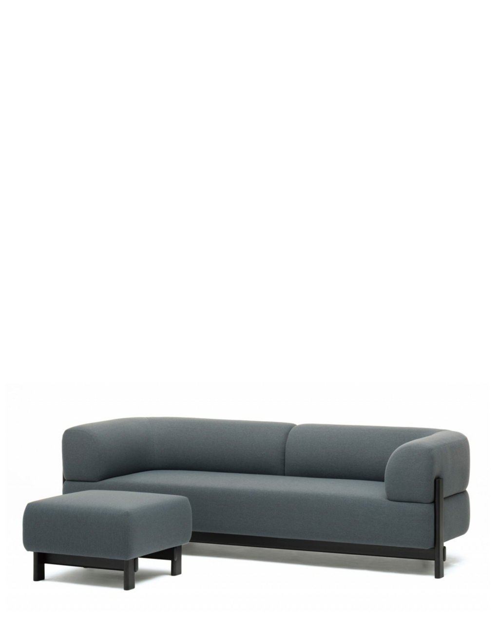 Karimoku New Standard Elephant Sofa 3-Seater โซฟา 3 ที่นั่งเบาะบุผ้าฐานไม้เกาลัด ออกแบบโดย Christian Haas