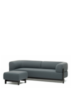 Karimoku New Standard Elephant Sofa 3-Seater โซฟา 3 ที่นั่งเบาะบุผ้าฐานไม้เกาลัด ออกแบบโดย Christian Haas
