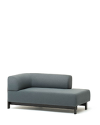 Karimoku New Standard Elephant Sofa Chaise Longue L โซฟาเชสลองเบาะบุผ้าฐานไม้เกาลัด ออกแบบโดย Christian Haas