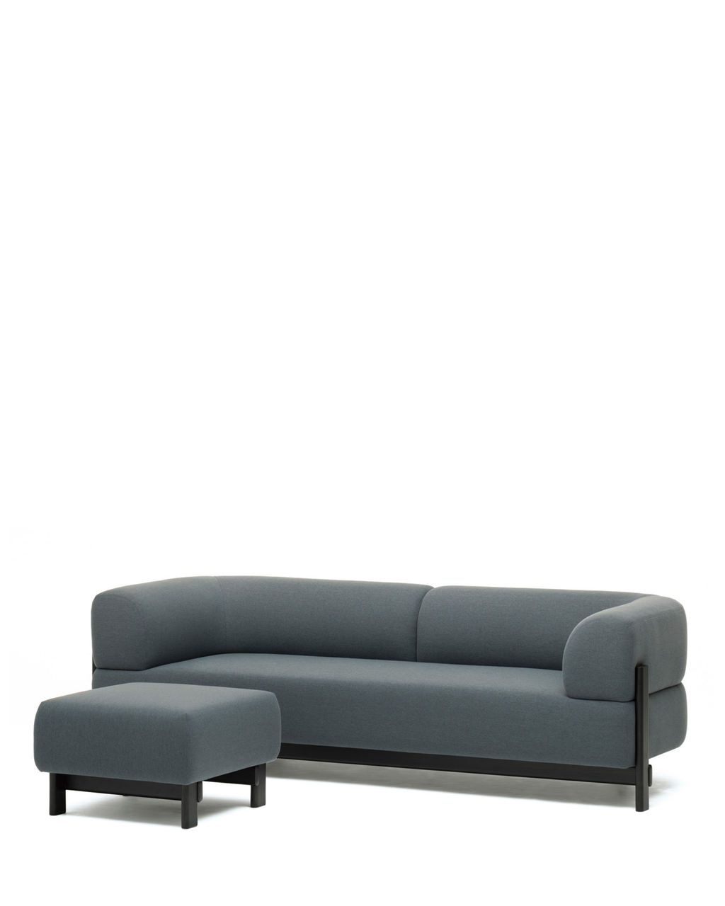 Karimoku New Standard Elephant Sofa Ottoman สตูลเบาะสำหรับโซฟา ฐานไม้เกาลัด ออกแบบโดย Christian Haas
