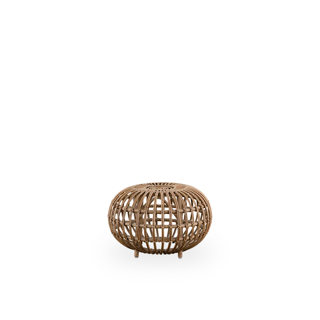 Sika Design Ottoman Small สตูลหวายทรงกลม