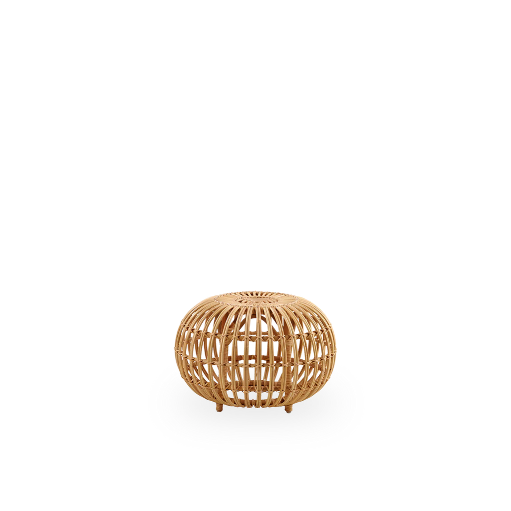 Sika Design Ottoman Small สตูลหวายทรงกลม