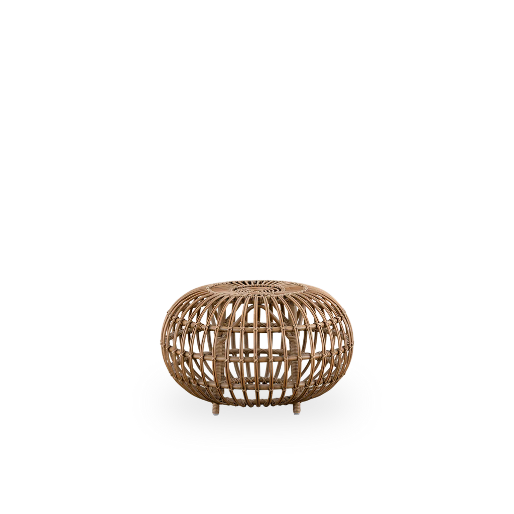 Sika Design Ottoman Small สตูลหวายทรงกลม