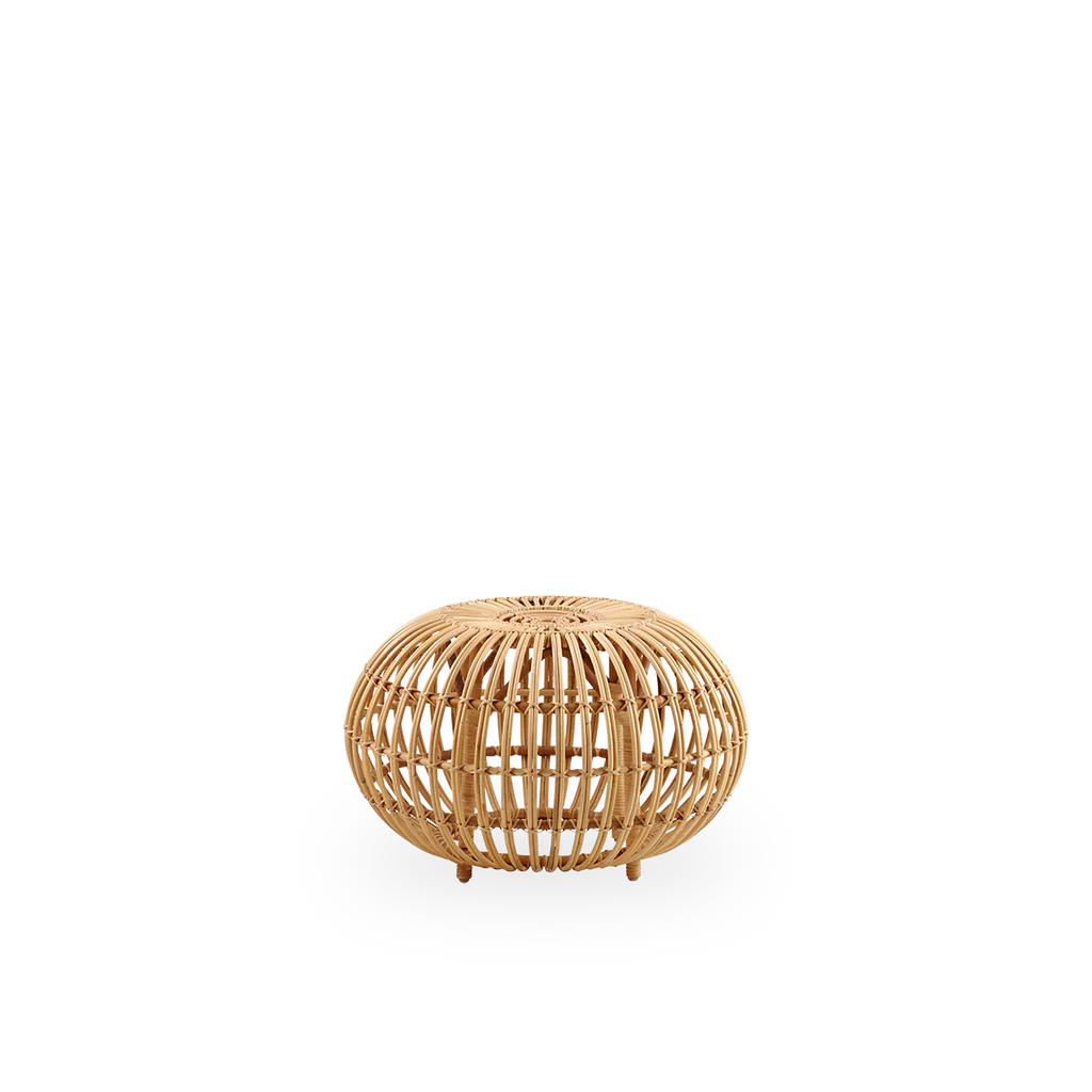 Sika Design Ottoman Small สตูลหวายทรงกลม