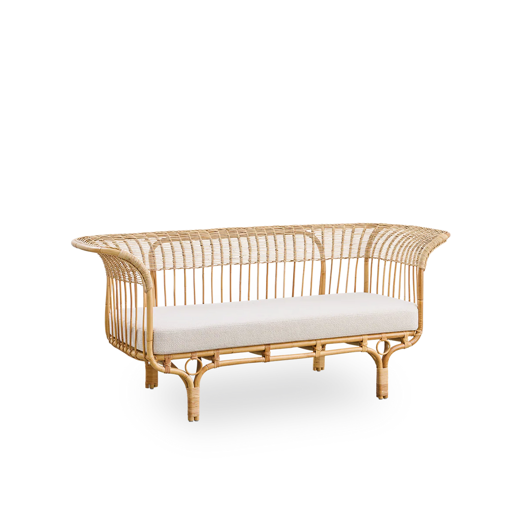Sika Design Belladonna Sofa โซฟาหวาย พร้อมเบาะผ้า