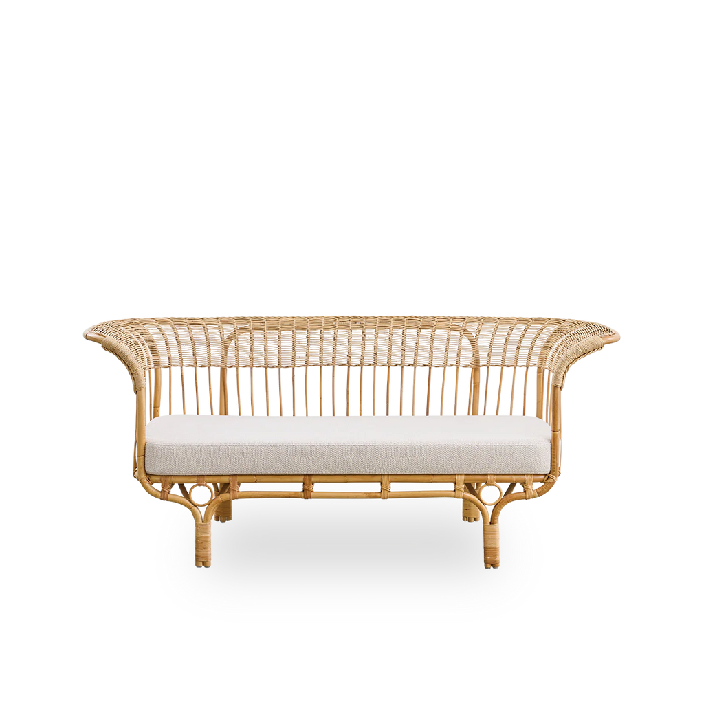 Sika Design Belladonna Sofa โซฟาหวาย พร้อมเบาะผ้า