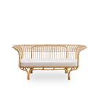 Sika Design Belladonna Sofa โซฟาหวาย พร้อมเบาะผ้า