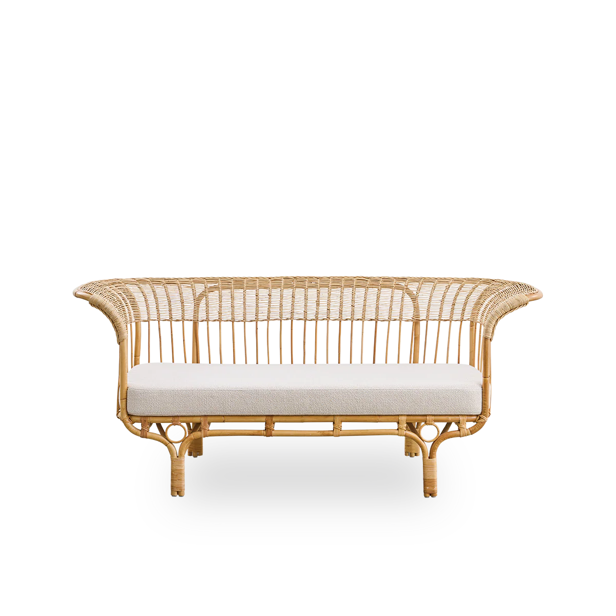 Sika Design Belladonna Sofa โซฟาหวาย พร้อมเบาะผ้า