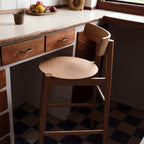 FDB Møbler J185 Øst Counter Stool เก้าอี้เคาน์เตอร์ไม้ oak ออกแบบโดย Stine Lundgaard Weigelt