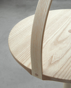 Nikari February Side Table โต๊ะ ash พร้อมฐาน granite และหูจับ ออกแบบโดย Thomas Sandell