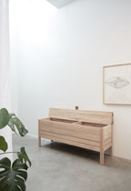 Form & Refine A Line Storage Line Bench 111 (Made to Order)