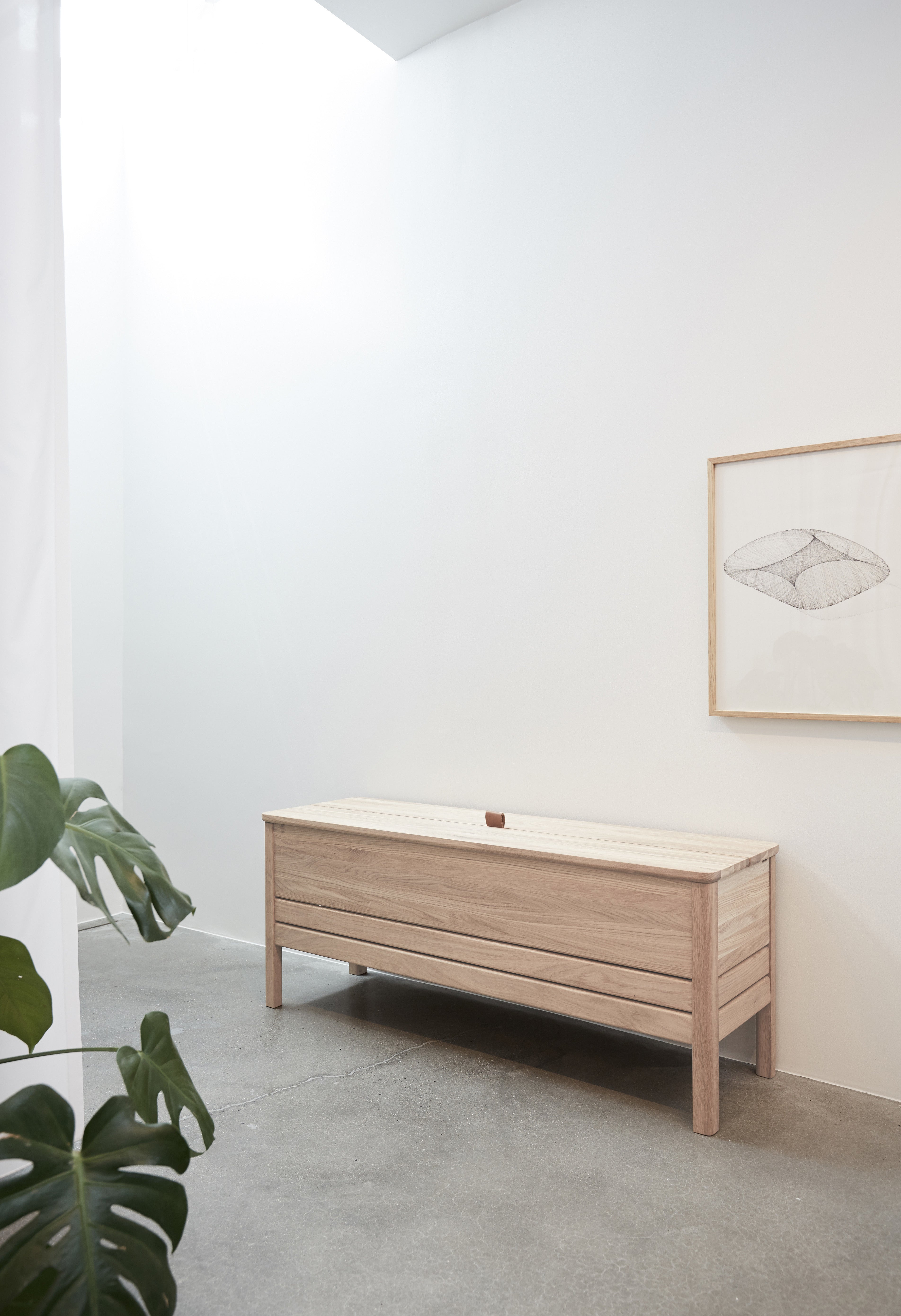 Form & Refine A Line Storage Line Bench 111 (Made to Order)