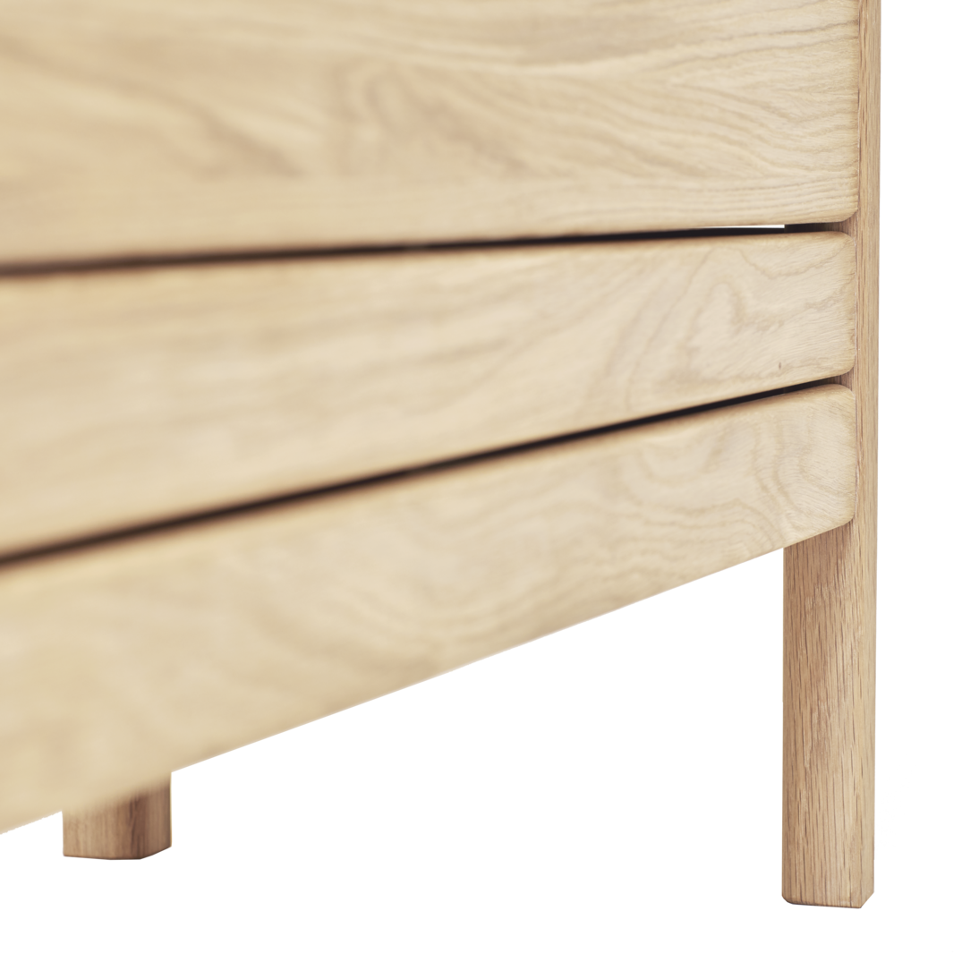 Form & Refine A Line Storage Line Bench 111 (Made to Order)