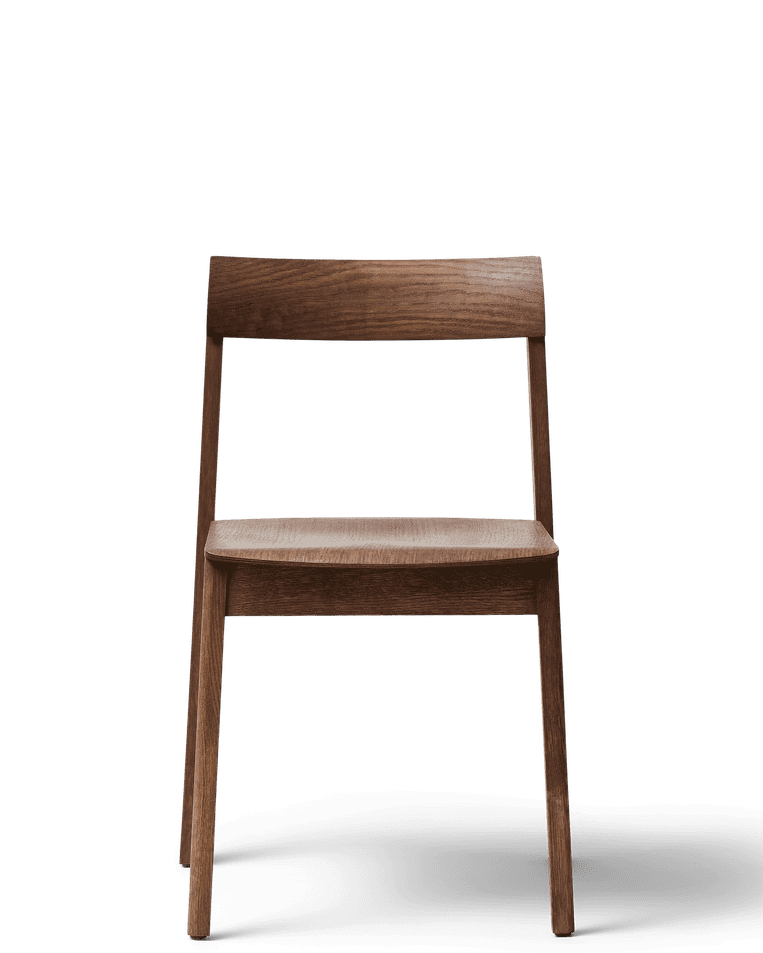 Form & Refine Blueprint Chair เก้าอี้ไม้โอ๊คพนักพิงชิ้นเดียว เบาะโค้งตามสรีระ ดีไซน์เรียบคม ซ้อนเก็บได้ มีทั้งรุ่นไม้และรุ่นหุ้มผ้า Hallingdal