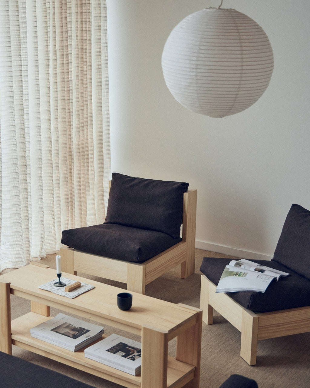 Icon Lounge Chair Pine