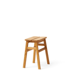 Angle Stool 45 สตูลไม้ดีไซน์มินิมอลที่นั่งเอียงเล็กน้อยเพื่อความสบาย ออกแบบโดย Jonas Herman