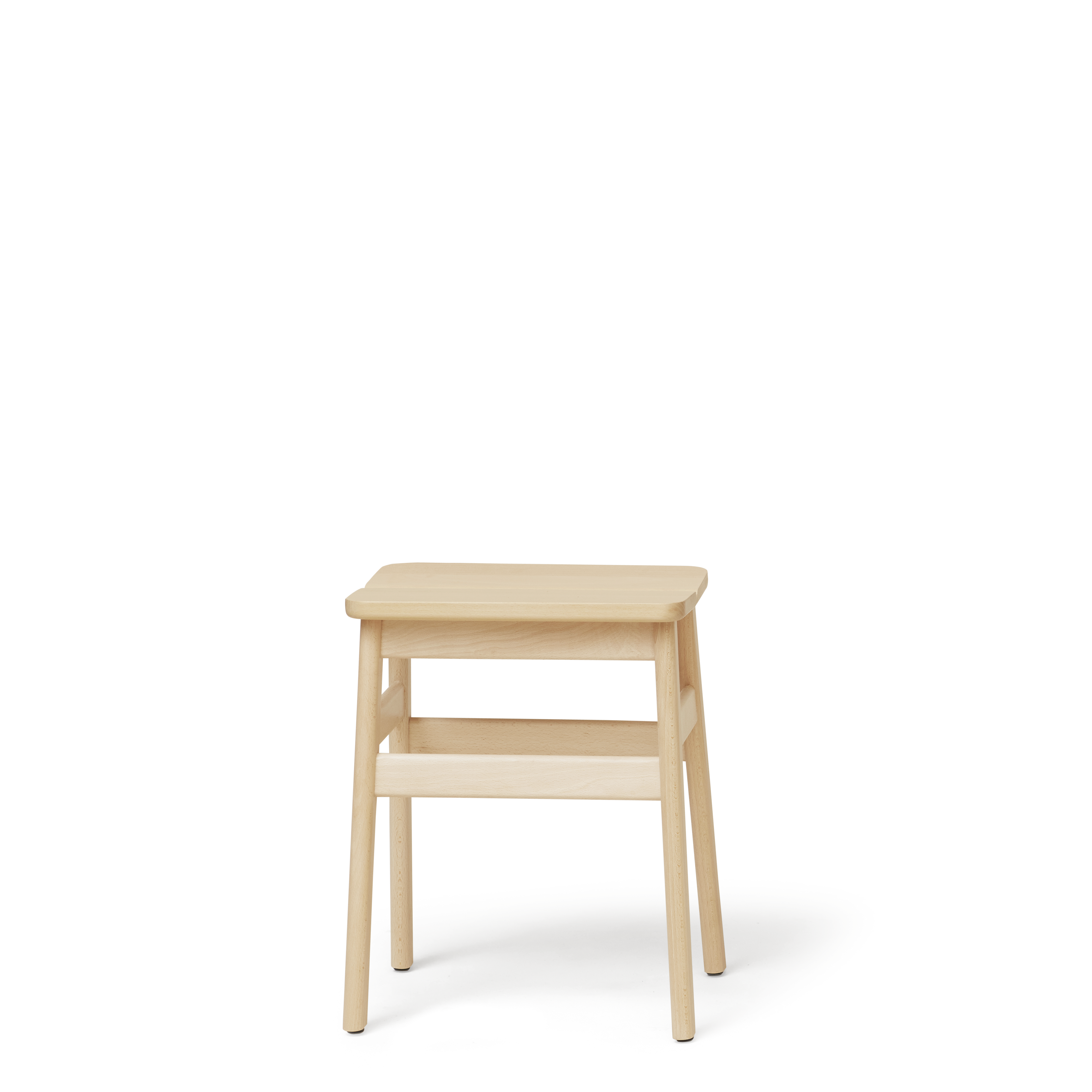 Angle Stool 45 สตูลไม้ดีไซน์มินิมอลที่นั่งเอียงเล็กน้อยเพื่อความสบาย ออกแบบโดย Jonas Herman