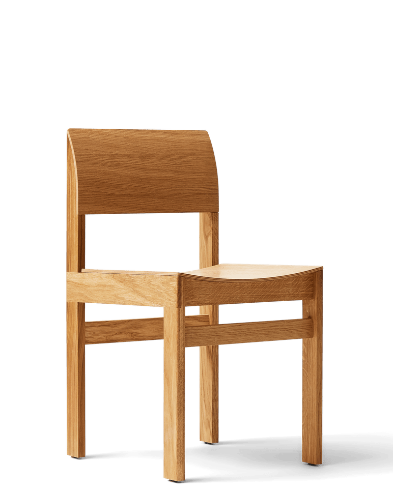 เก้าอี้ Sonder Chair จาก Form & Refine เก้าอี้ไม้โอ๊คดีไซน์นอร์ดิก พนักพิงโค้งยาว นั่งสบาย มีทั้งรุ่นเบาะไม้และรุ่นหุ้มผ้า Hallingdal