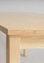 Vaarnii 016 Maasto Dining Table โต๊ะไม้ pine โครงสร้างเรียบง่าย