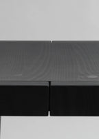 Vaarnii 016 Maasto Bar Stool Black สตูลไม้ pine สีดำ พร้อมที่วางเท้า copper