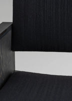 Vaarnii 016 Maasto Dining Armchair Upholstered Black เก้าอี้ไม้ pine สีดำ มีที่วางแขนและเบาะ
