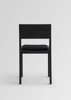 Vaarnii 016 Maasto Dining Chair Upholstered Black เก้าอี้ไม้ pine สีดำ พร้อมเบาะรองนั่ง