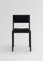 Vaarnii 016 Maasto Dining Chair Upholstered Black เก้าอี้ไม้ pine สีดำ พร้อมเบาะรองนั่ง