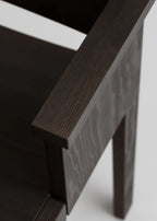 Vaarnii 016 Maasto Dining Armchair Black เก้าอี้ไม้ pine สีดำ มีที่วางแขน