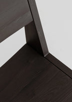 Vaarnii 016 Maasto Dining Chair Black เก้าอี้ไม้ pine สีดำ โครงสร้างเรียบง่าย
