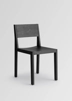Vaarnii 016 Maasto Dining Chair Black เก้าอี้ไม้ pine สีดำ โครงสร้างเรียบง่าย