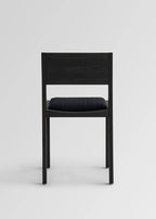 Vaarnii 016 Maasto Dining Chair Upholstered Black เก้าอี้ไม้ pine สีดำ พร้อมเบาะรองนั่ง