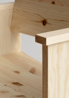Vaarnii 016 Maasto Dining Armchair เก้าอี้ไม้ pine มีที่วางแขน โครงสร้างเรียบง่าย