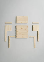 Vaarnii 016 Maasto Dining Armchair เก้าอี้ไม้ pine มีที่วางแขน โครงสร้างเรียบง่าย