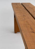 Vaarnii 013 Osa Outdoor Bench ม้านั่งไม้ pine สำหรับใช้งานกลางแจ้ง โครงสร้าง modular