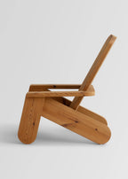 Vaarnii 015 Peace Outdoor Lounge Chair เก้าอี้ไม้ pine สำหรับใช้งานกลางแจ้ง พนักพิงสูง