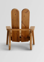 Vaarnii 015 Peace Outdoor Lounge Chair เก้าอี้ไม้ pine สำหรับใช้งานกลางแจ้ง พนักพิงสูง