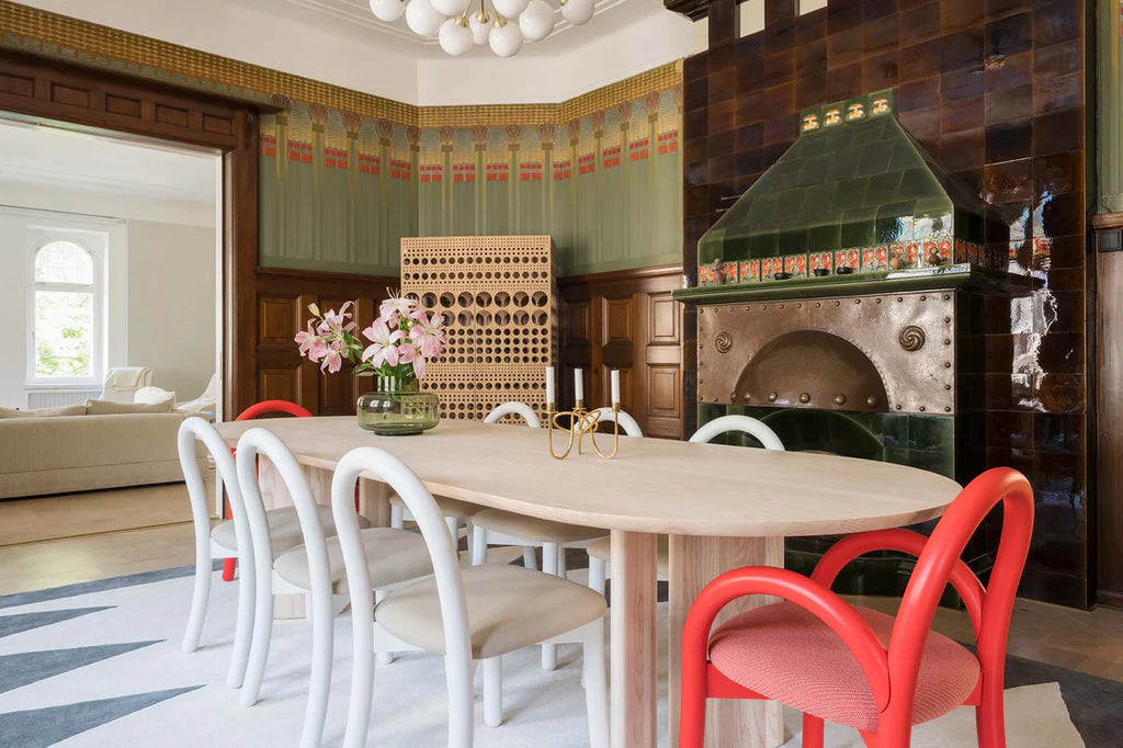 Made by Choice GOMA Dining Chair เก้าอี้ plywood พร้อมเบาะหนัง natural leather ออกแบบโดย Thomas Sandell