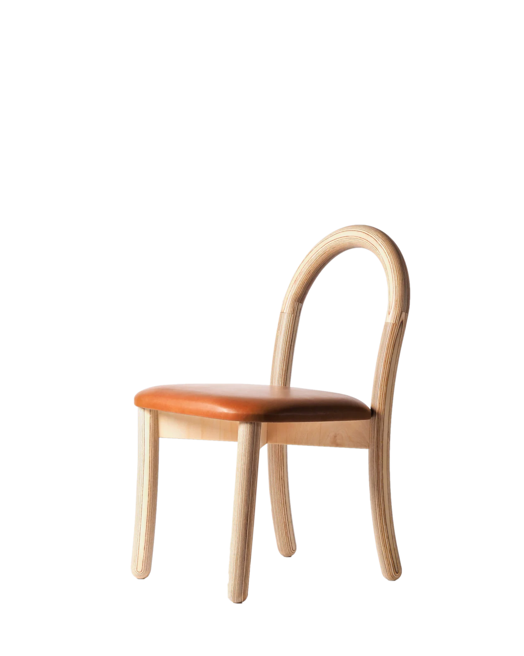 Made by Choice GOMA Dining Chair เก้าอี้ plywood พร้อมเบาะหนัง natural leather ออกแบบโดย Thomas Sandell