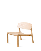 Made by Choice HALIKKO Lounge Chair เก้าอี้ lounge ไม้ solid oak หรือ ash พร้อมโครงสร้างเรียบง่ายแบบ 35 × 35 mm