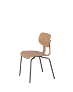 Very Good & Proper HD Chair Stacking เก้าอี้โครงเหล็ก ที่นั่ง plywood ซ้อนเก็บได้ ออกแบบโดย John Tree