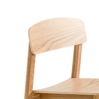Made by Choice HALIKKO Dining Chair เก้าอี้ไม้ solid oak หรือ ash พร้อมโครงสร้างเรียบง่ายแบบ 35 × 35 mm