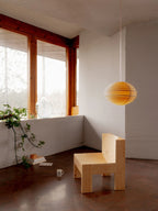 Vaarnii 1002 Hans Pendant 46 โคมไฟแขวนไม้ pine veneer ทรงวงซ้อน