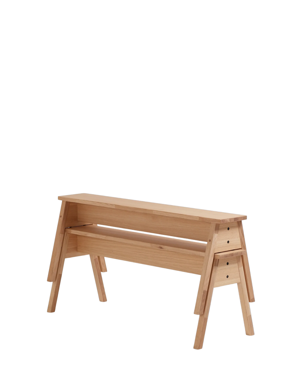 Ishinomaki Laboratory Ishinomaki Stacking Bench Maker Pack ม้านั่งไม้สามารถซ้อนเก็บได้ ออกแบบโดย Keiji Ashizawa