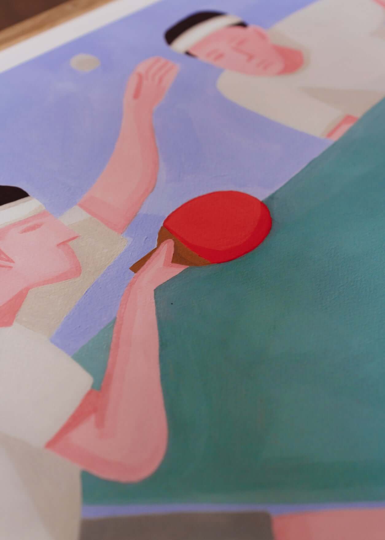 โปสเตอร์ Ping Pong by Iga Kosicka จาก The Poster Club สินค้าลิขสิทธิ์แท้นำเข้าโดย Old Pine Trees