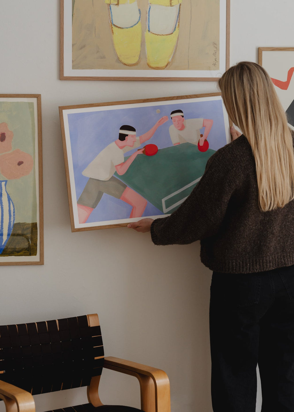 โปสเตอร์ Ping Pong by Iga Kosicka จาก The Poster Club สินค้าลิขสิทธิ์แท้นำเข้าโดย Old Pine Trees