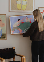 โปสเตอร์ Ping Pong by Iga Kosicka จาก The Poster Club สินค้าลิขสิทธิ์แท้นำเข้าโดย Old Pine Trees