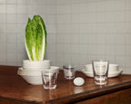 ชุดจานชาม Teema จาก Iittala สีขาว สไตล์นอร์ดิกแบบมินิมอล ดีไซน์โดย Kaj Franck