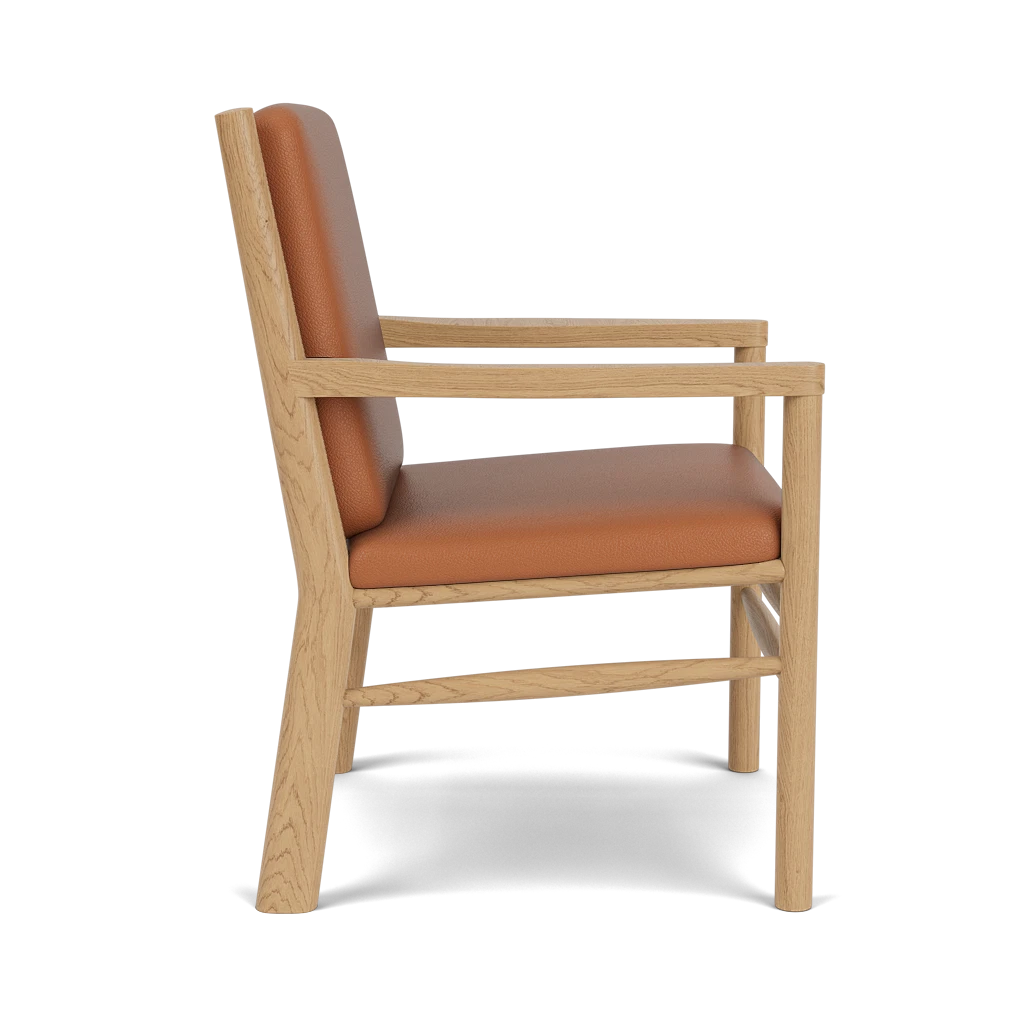 FDB Møbler J147 Lounge Chair เก้าอี้พักผ่อนไม้ oak ออกแบบโดย Erik Ole Jørgensen